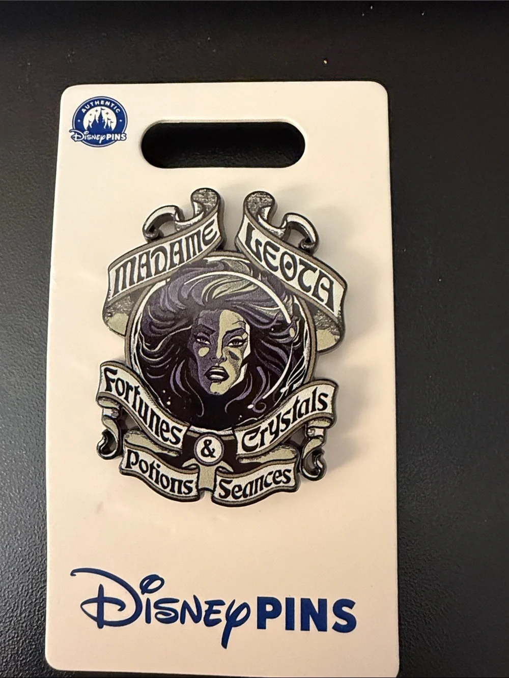 Disney Haunted Mansion Enamel Pin Set in Purple and Black